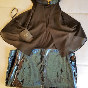 Sequin GUESS Mini Dress NWT